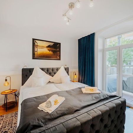 מגדבורג Blissplace 3 Zi Premium Apartment Nahe Getec Arena Mit Kingsize Betten Und Balkon מראה חיצוני תמונה