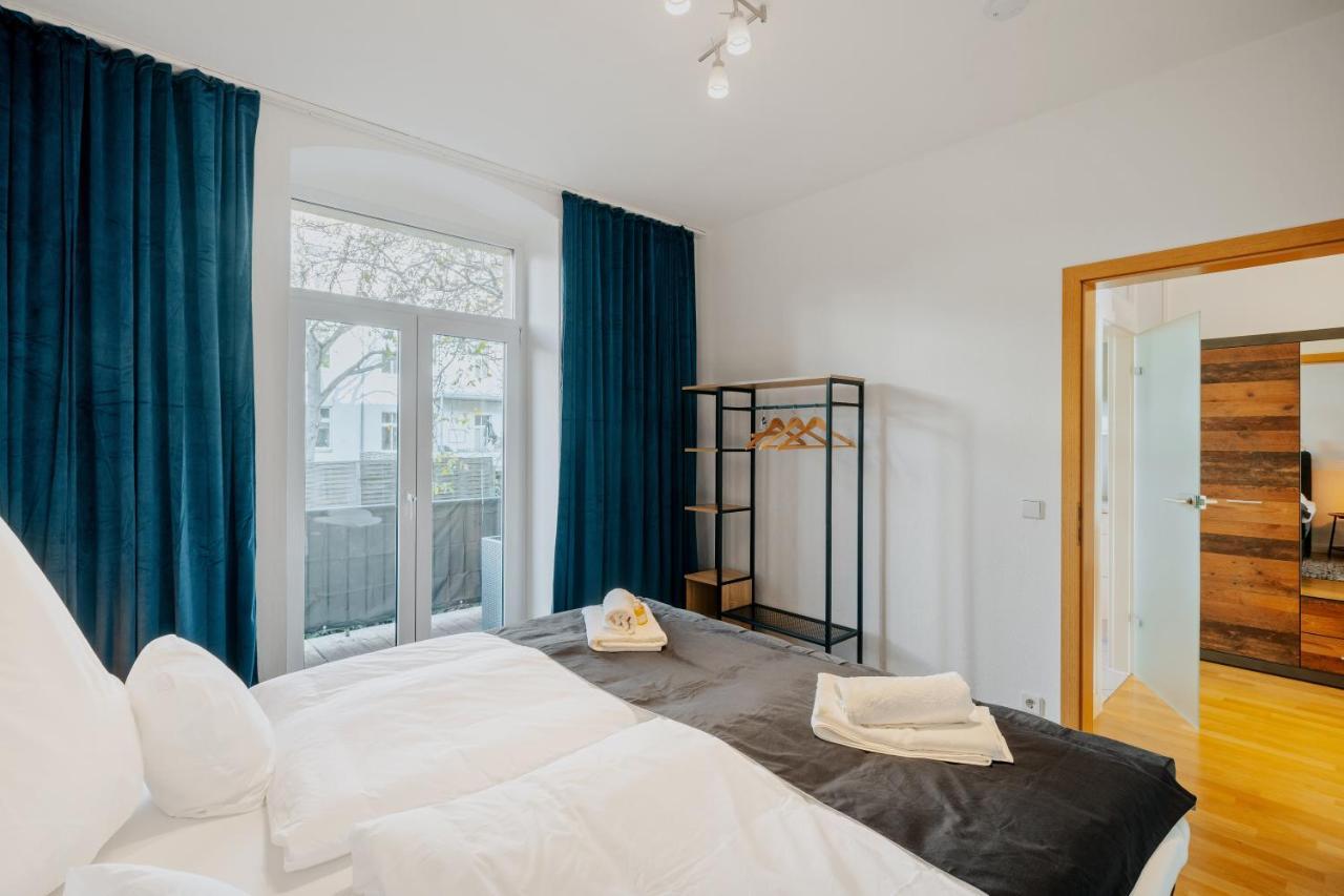 מגדבורג Blissplace 3 Zi Premium Apartment Nahe Getec Arena Mit Kingsize Betten Und Balkon מראה חיצוני תמונה